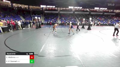 157 lbs Round Of 64 - Chase Watkins, Staples vs Camden O`Donnell, Haverhill