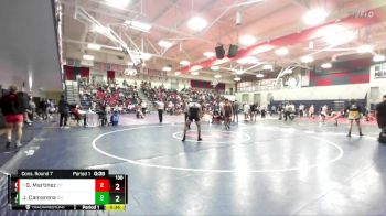 138 lbs Cons. Round 7 - Gambino Martinez, Castle Park vs Jeshua Camarena, Shadow Hills