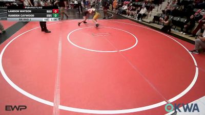 110 lbs Rr Rnd 2 - Landon Watson, Wagoner Takedown Club vs Kamden Caywood, Keystone Kids Wrestling Club