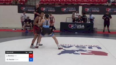 44 kg Cons 8 #2 - Justyn Bamba, Arizona vs Greysen Packer, Team Idaho Wrestling Club