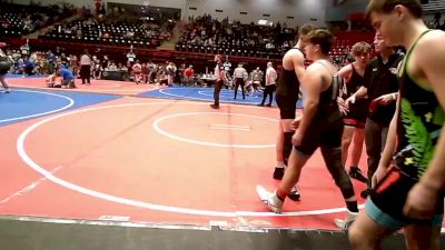 155 lbs Semifinal - Caiden Estrada, Coweta Tiger Wrestling vs Jake Spotted Bear, Newkirk Takedown