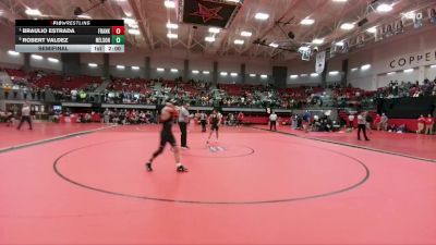 120 lbs Semifinal - Braulio Estrada, Franklin vs Robert Valdez, Northwest Nelson