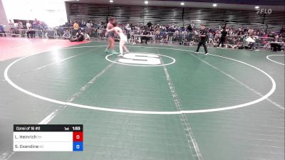 160 lbs Consi Of 16 #2 - Lydia Heinrich, OH vs Savannah Oxendine, NC