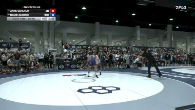 79 kg Champ. Rd Of 64 - Zane Gerlach, Avalanche Wrestling Association vs David Alonso, West Coast Regional Training Center