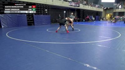 177 lbs Round Of 16 - Dustin Marblestone, Lansford vs Randy Dressler, Hamburg