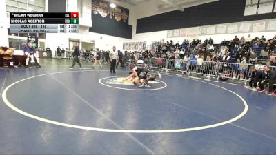 138 lbs Champ. Round 3 - Nicolas Agerton, Frontier vs Micah Wegman, Calabasas
