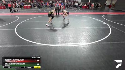 125 lbs Semifinal - Braeden Borreson, Ringers vs Joseph Jeanquart, Luxemburg-Casco