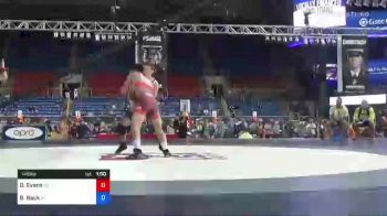 145 lbs Semifinal - Dylan Evans, Pennsylvania vs Brett Back, Wisconsin
