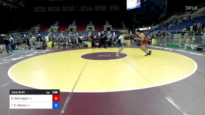 175 lbs Cons 16 #1 - Gabriel Barragan, CA vs Ethan Secoy, GA