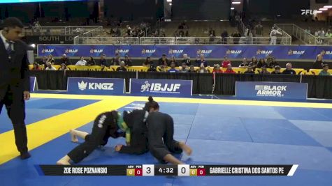 Gabrielle Cristina Dos Santos Pe vs Zoe Rose Poznanski 2026 Pan Jiu Jitsu IBJJF Championship