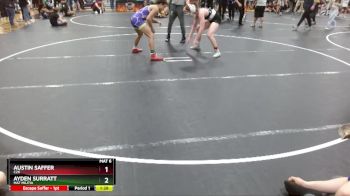 144 lbs Round 3 - Ayden Surratt, Mat Militia vs Austin Saffer, C2X