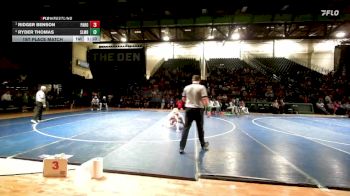 Boys 106 M3 1st Place Match - Ridger Benson, Parowan - Boys vs Ryder Thomas, Salem Hills - Boys