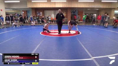 126 lbs Champ. Round 1 - Henry Borek, Viking Wrestling Club vs Joseph Wendel, Wild Buffalo Wrestling Club