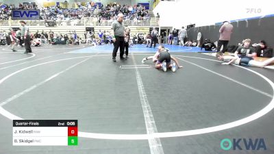 140 lbs Semifinal - Jack Lusk, Darko Valley Wolf Pack vs Ayden Snyder, Hennessey Takedown Club