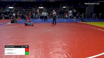 128 lbs Consolation - Adan Alvarez, Cheatham County Wrestlng Club vs Jacob Johnson, Milbank