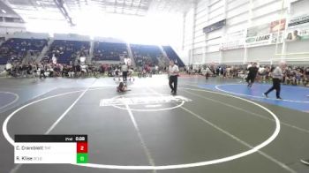 65 lbs Semifinal - Cooper Cramblett, The Process WC vs Roman Klise, Gold Rush Wr Ac