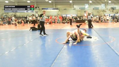 120 lbs Rr Rnd 3 - Luke Myhan, Rabbit Wrestling Club - HSB vs Maximo Greene Barrios, MetroWest United Young Bucks - HSB
