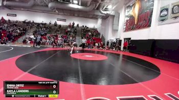 120 lbs 3rd Place Match - Kayla Landers, Chatfield vs Emma Ortiz, Prairie View