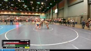 190 lbs Champ. Round 1 - Farzad Hashimi, El Dorado HS (Placentia) vs Johnathan Eubanks, Reed