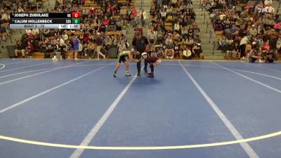 75 lbs Round 1 - Calum Hollenbeck, Edina Wrestling Association vs Joseph Zubulake, MN Elite