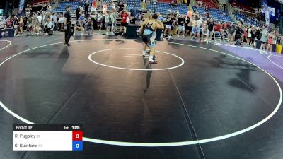 132 lbs Rnd Of 32 - Raidyn Pugsley, ID vs Sebastian Quintana, NV