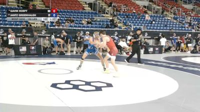 106 lbs Cons. Quarters - Gavin Hoeft, Minnesota vs Jantz Greenhalgh, Utah