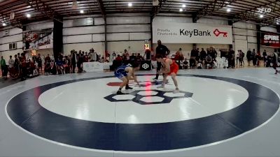 57 kg Champ. Round 1 - Trevor Hisey, Warrior Regional Training Center vs Vincent Gioffre, New Jersey