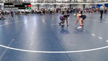 Silver 133 lbs Cons. Round 2 - Lyrik Fainter, Unattached vs Marquan Godfrey, Joliet Junior College