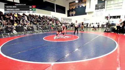 140 lbs Cons. Round 2 - Veronica Soto, Murrieta Mesa vs Alyvia Jeha, Canyon (Anaheim)