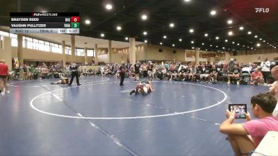 126 lbs Round 2 (6 Team) - Vaughn Pullitzer, Team Rich Habits Black vs Brayden Reed, Tallahassee War Noles