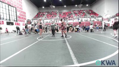 126-132 lbs 3rd Place - Keyshawn Sepeda, Blackwell Wrestling Club vs Eli Clapp, Bridge Creek Youth Wrestling