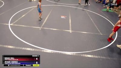 77 lbs Round 3 - Noah Hill, Peak Wrestling Club vs Ryker Dierks, Wrestling Brotherhood