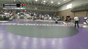 144 lbs 1st Place Match - Octaveas McGahan, Douglas vs Brendan Woodard, Torrington