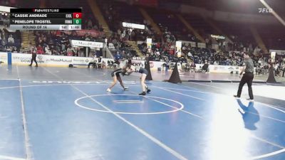 107 lbs Round Of 16 - Cassie Andrade, Excel Academy vs Penelope Trostel, Framingham