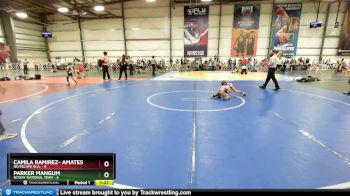 52 lbs Rd# 10- 4:00pm Saturday Final Pool - Camila Ramirez- Amates, No Escape W.A. vs Parker Mangum, NCWAY National Team