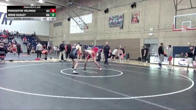 174 lbs Cons. Round 2 - Jesse Easley, Unattached vs Panagiotis Velonas, Simon Fraser (B.C.)
