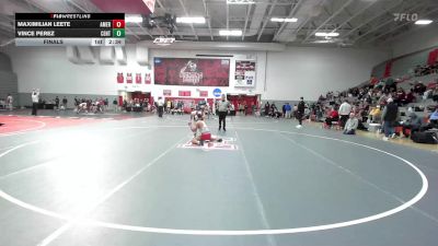 133 lbs Final - Maximilian Leete, American - Unatt vs Vince Perez, Central Michigan