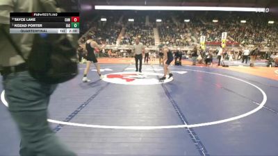 4A-132 lbs Quarterfinal - Kozad Porter, Cheyenne East vs Tayce Lake, Campbell County