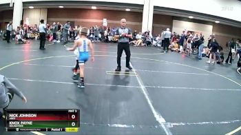 52 lbs 3rd Place Match - Knox Payne, Roundtree vs Nick Johnson, Ares