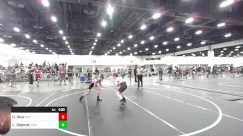 102 lbs Round Of 16 - Hayden Blue, Reign WC vs Luke Degroat, Dominate WC