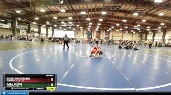 92 lbs Rd# 4- 2:00pm Friday Final Pool - Bode Bratsburg, Nebraska Elite vs Kale Crass, Crass Trained