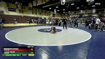 157 lbs Cons. Round 3 - Cason Wiles, Frontier vs Brandon Kamali, Eastlake