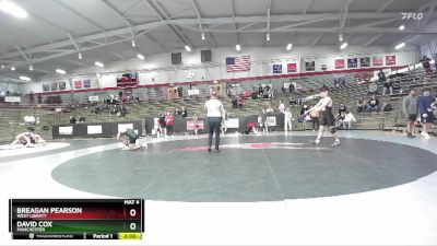 174 lbs Cons. Round 4 - Breagan Pearson, West Liberty vs David Cox, Manchester