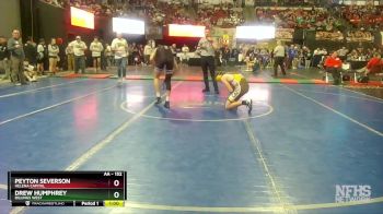 AA - 152 lbs Cons. Round 1 - Drew Humphrey, Billings West vs Peyton Severson, Helena Capital