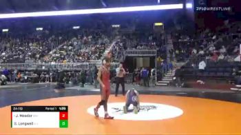 2A-113 lbs Champ. Round 1 - Jackie Meador, Big Piney vs Grady Longwell, Glenrock