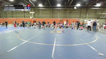 48 kg Rr Rnd 5 - Jenna Greer, PA West 2 - GK8E vs Olive DiMassa, Michigan Wrestling Academy - GK8E