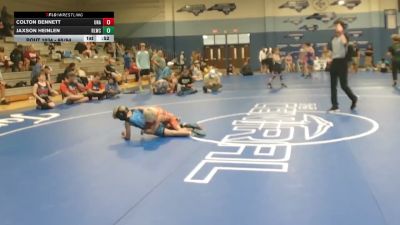 60/64 Round 2 - Jaxson Heinlen, Real Life Wrestling Club vs Colton Bennett, Unaffiliated