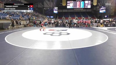 120 lbs Cons. Rd Of 32 - Taegan Leavitt, UT vs Brody Black, IA
