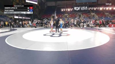 113 lbs Cons. Rd Of 64 - Michael Deangelo, NJ vs Carew Christensen, IA