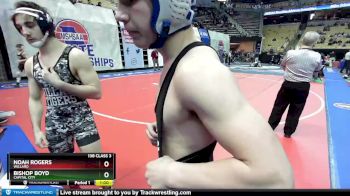 138 Class 3 lbs Cons. Round 1 - Noah Rogers, Willard vs Bishop Boyd, Capital City